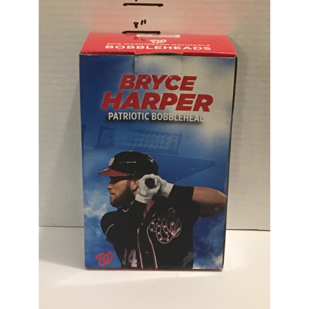 2018 Washington Nationals Bryce Harper patriotic Bobblehead SGA